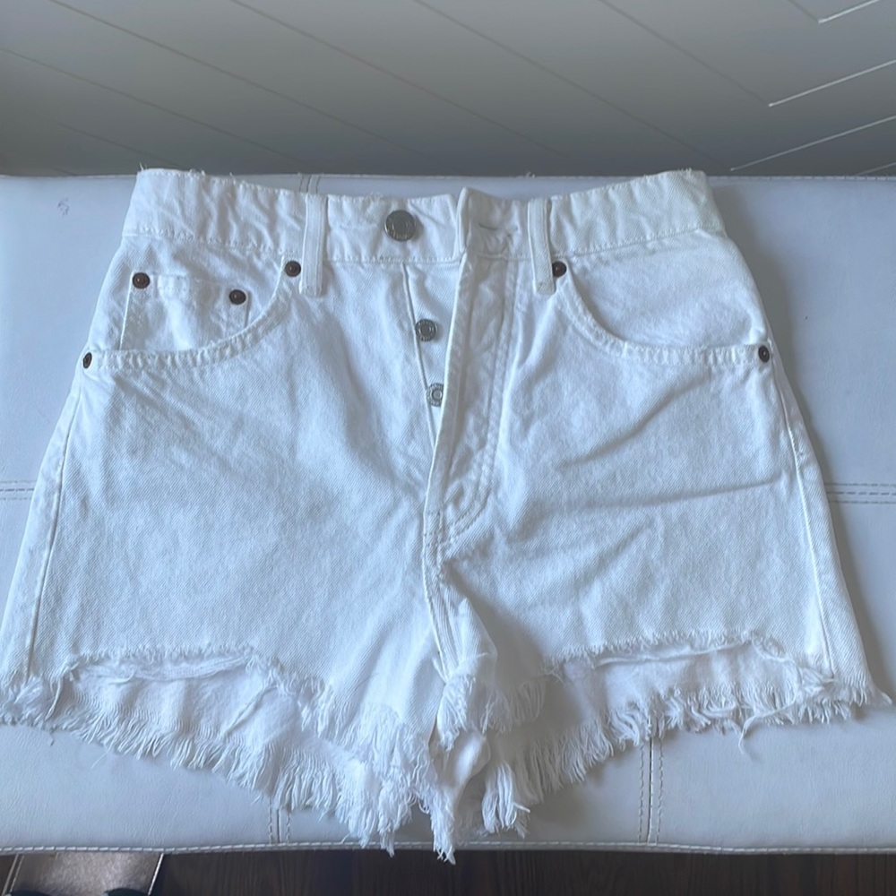 Zara high waisted jean shorts